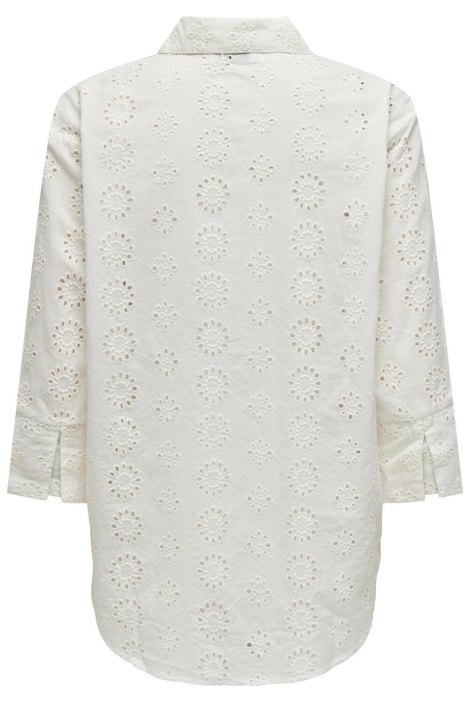 Jacqueline de Yong beige dames blouse | Achteraanzicht