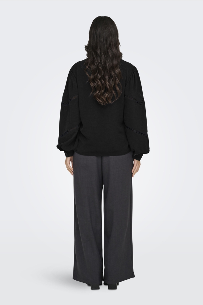 Jacqueline de Yong zwarte dames t-shirt | Model