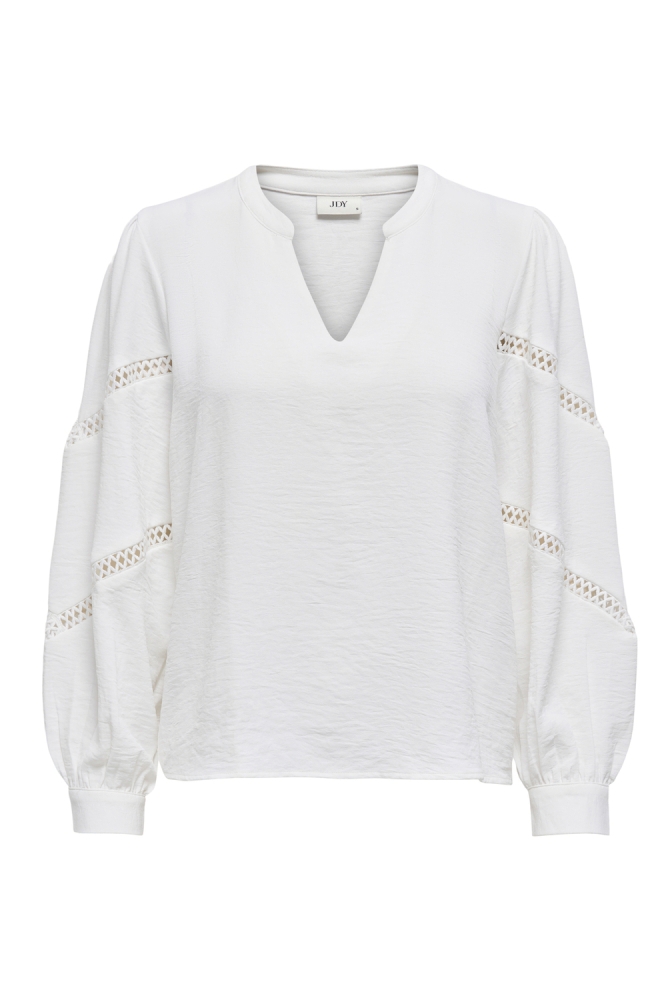 Jacqueline de Yong witte dames blouse | Vooraanzicht
