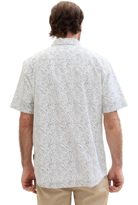 Tom Tailor printed cotton linen shirt