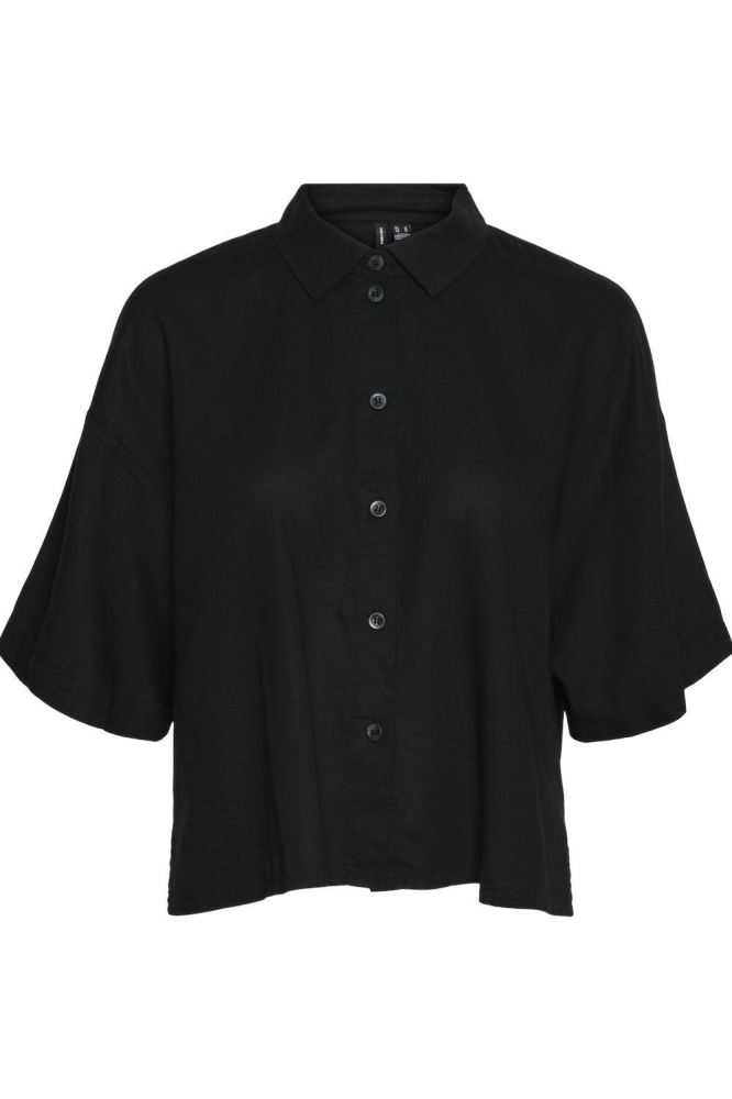 Vero Moda zwarte dames blouse | Vooraanzicht