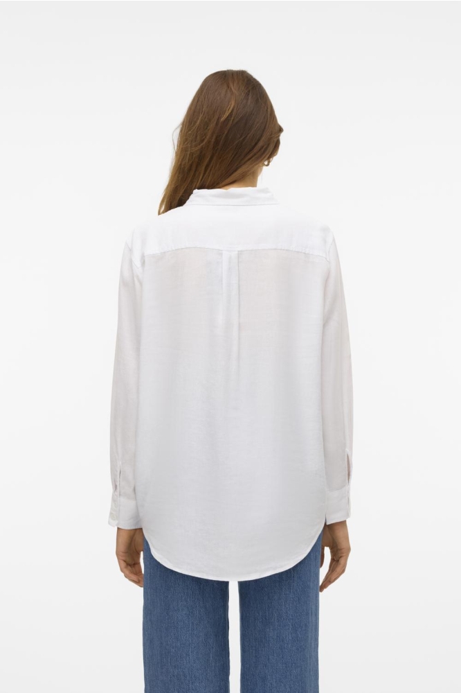 VMLINN LS SHIRT WVN NOOS 10305085 Snow White