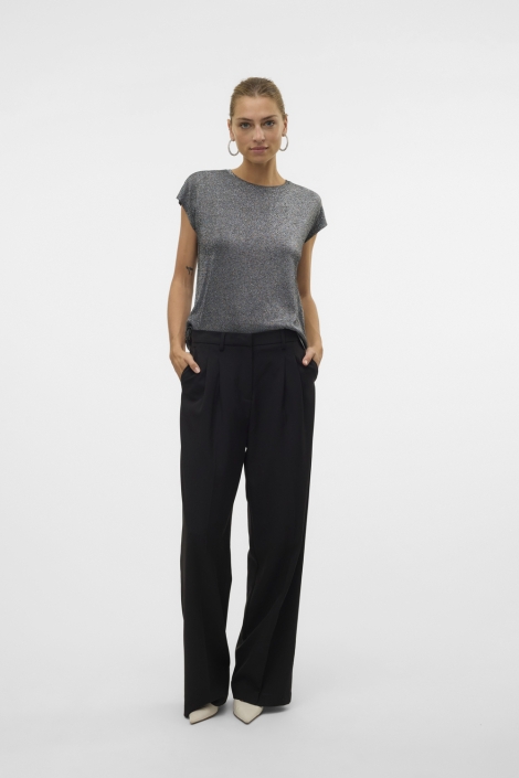 Vero Moda zwarte dames t-shirt | Model