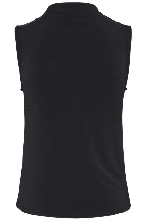 Pieces zwarte dames top | Achteraanzicht