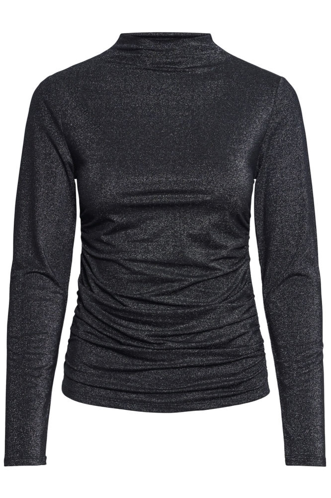 Pieces zwarte dames t-shirt | Vooraanzicht