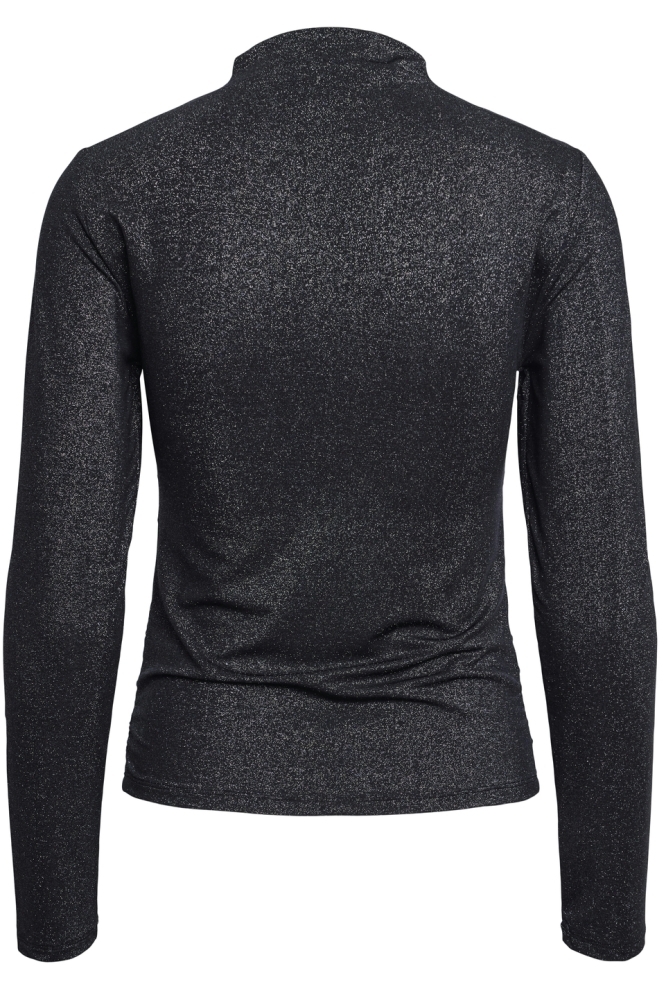 Pieces zwarte dames t-shirt | Achteraanzicht