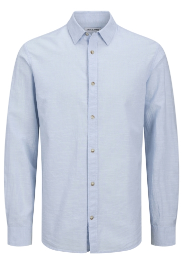 Jack & Jones Overhemd JJESUMMER SHIRT LS SN 12269315 CHAMBRAY BLUE