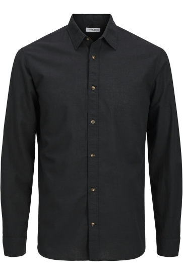 Jack & Jones Overhemd JJESUMMER SHIRT LS SN 12269315 BLACK