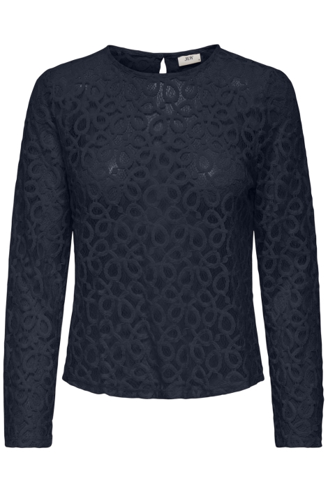 Jacqueline de Yong blauwe dames t-shirt | Vooraanzicht