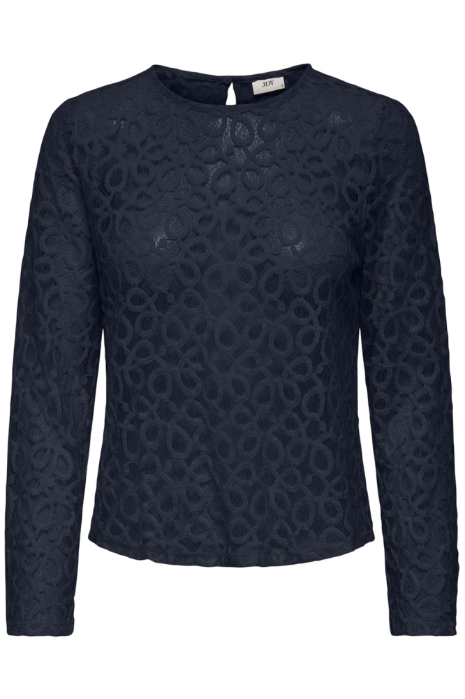 Jacqueline de Yong blauwe dames t-shirt | Vooraanzicht
