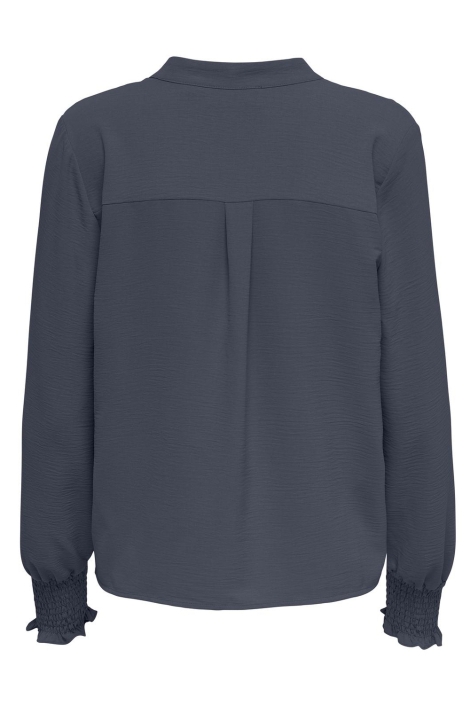 Only blauwe dames blouse | Achteraanzicht