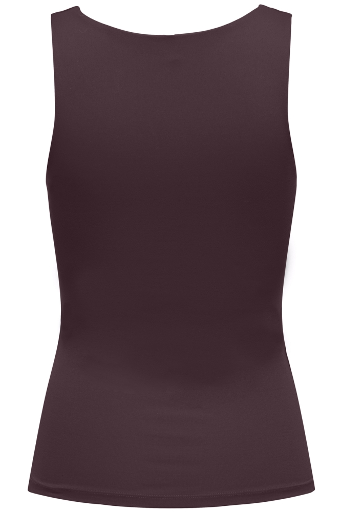 Only paarse dames top | Achteraanzicht