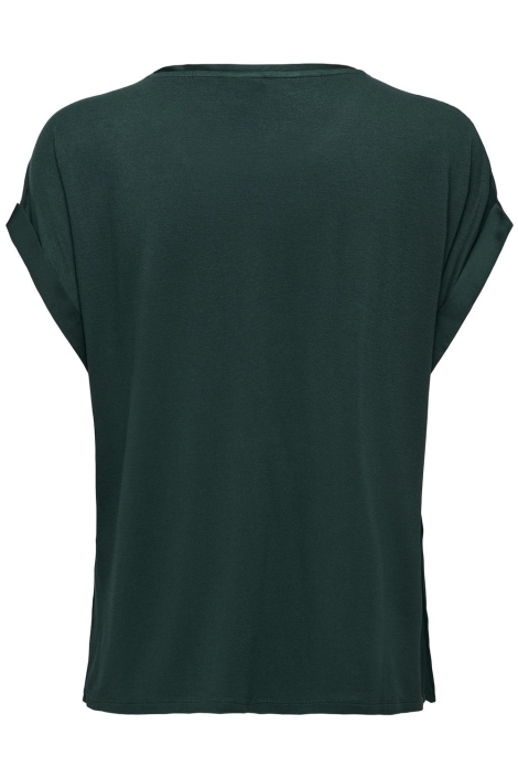 Only groene dames t-shirt | Achteraanzicht