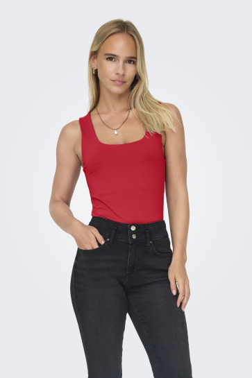 Only Top ONLEA S/L 2-WAYS FIT TOP JRS NOOS 15278090 RACING RED