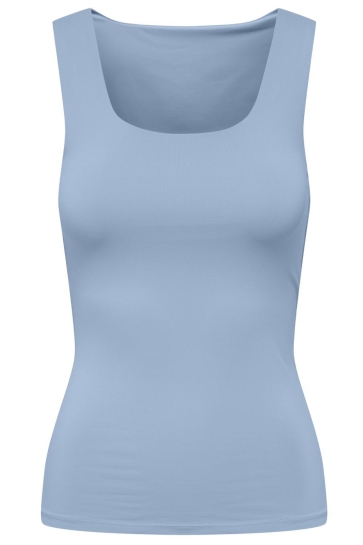 Only Top ONLEA S/L 2-WAYS FIT TOP JRS NOOS 15278090 SOFT CHAMBRAY