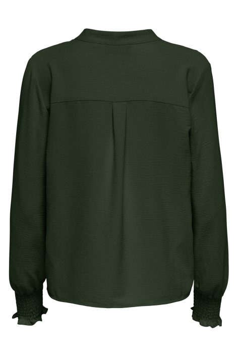Only groene dames blouse | Achteraanzicht