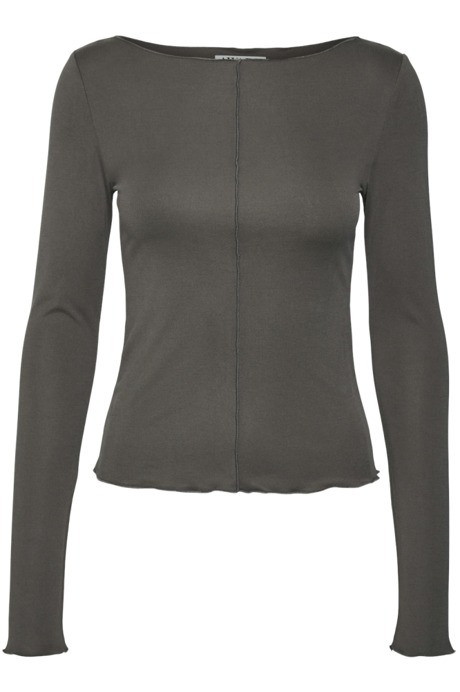 Vero Moda grijze dames t-shirt | Vooraanzicht