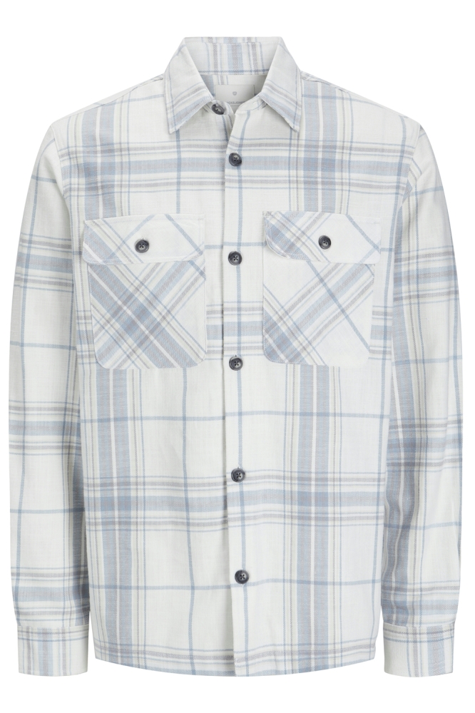 Jack & Jones blauwe heren overhemd | Vooraanzicht