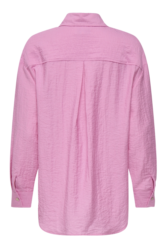 Only roze dames blouse | Achteraanzicht
