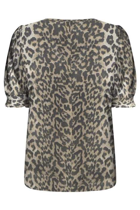 Only camel dames t-shirt | Achteraanzicht