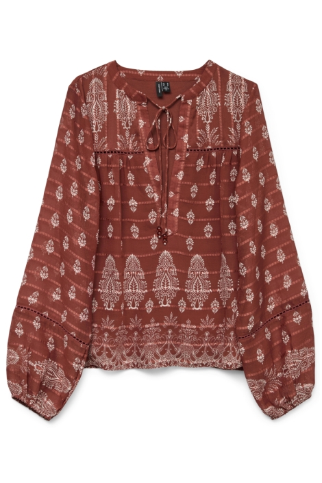 Vero Moda rode dames blouse | Vooraanzicht