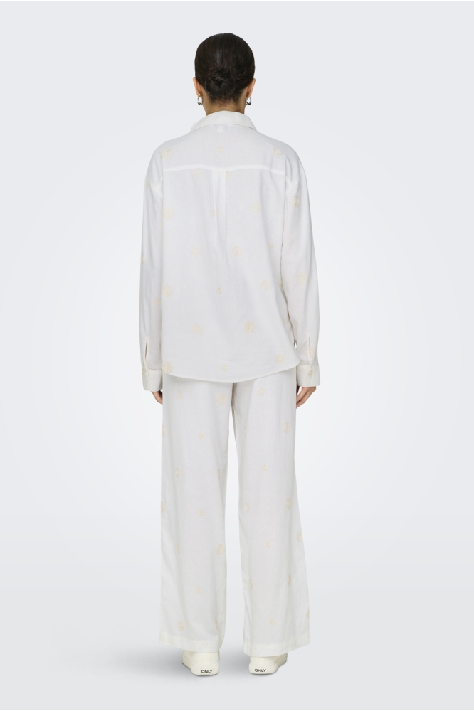 Only ecru dames blouse | Model