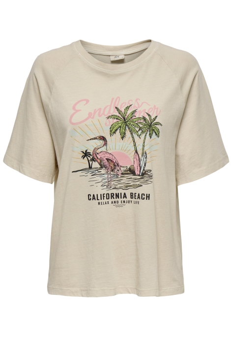 Jacqueline de Yong jdyfarock s/s oversize print top jr