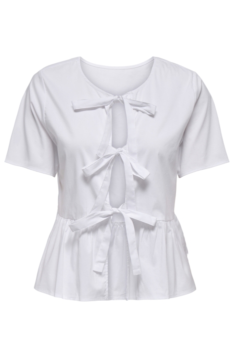 Jacqueline de Yong witte dames blouse | Vooraanzicht