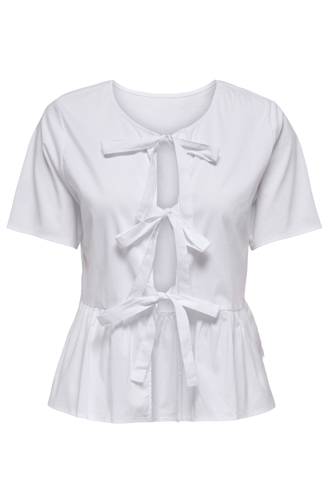 Jacqueline de Yong witte dames blouse | Vooraanzicht