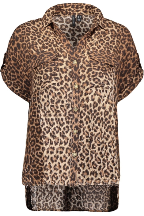 Vero Moda camel dames blouse | Vooraanzicht