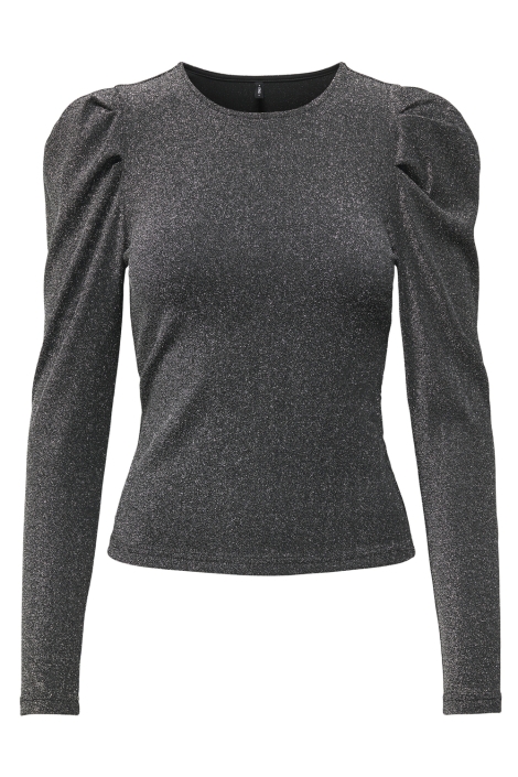 Only zwarte dames t-shirt | Vooraanzicht