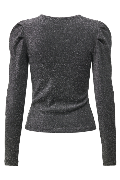 Only zwarte dames t-shirt | Achteraanzicht