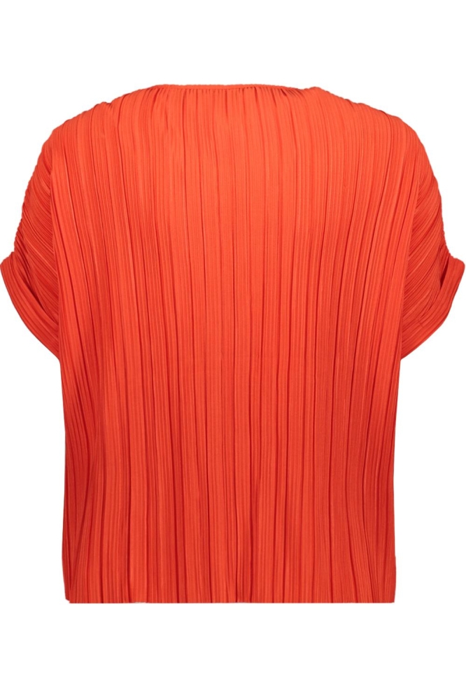 Vero Moda rode dames t-shirt | Achteraanzicht