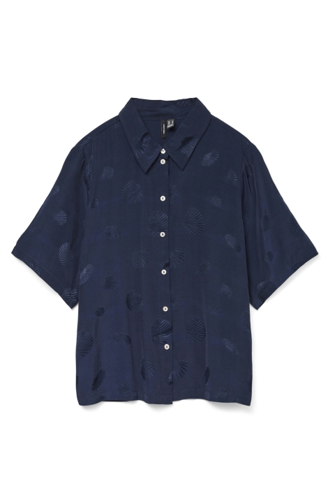 Vero Moda blauwe dames blouse | Vooraanzicht
