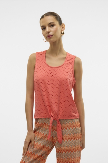 Vero Moda Top VMTHAS SL TIE TOP JRS GA VO 10328124 DUBARRY