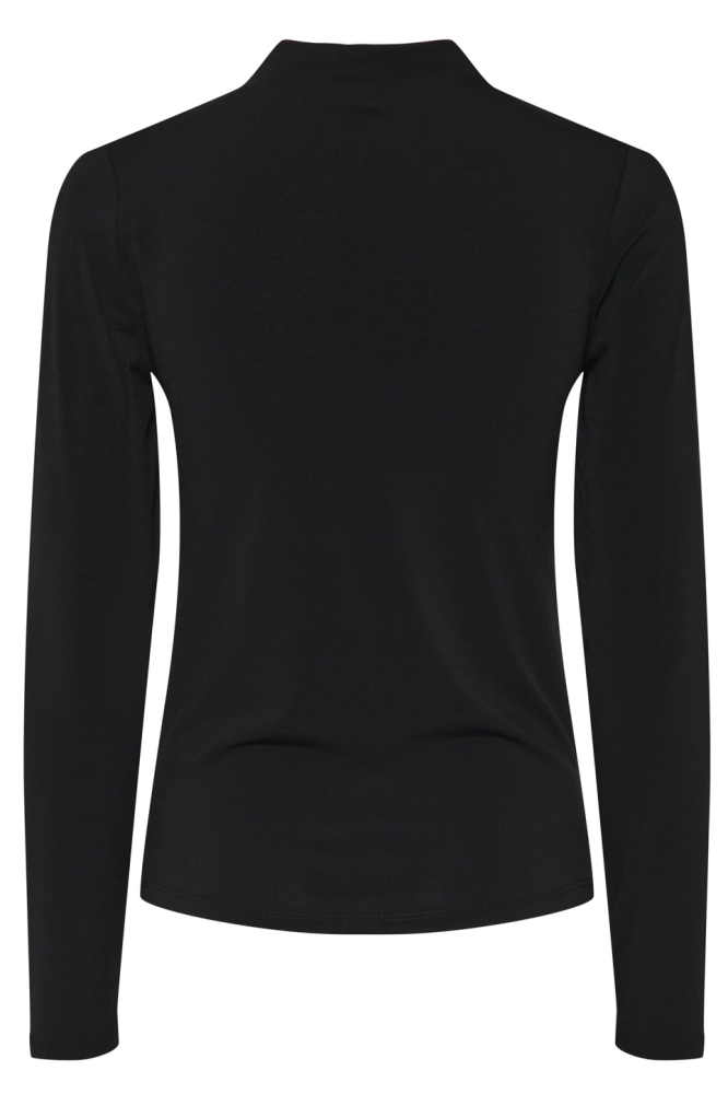 Pieces zwarte dames t-shirt | Vooraanzicht