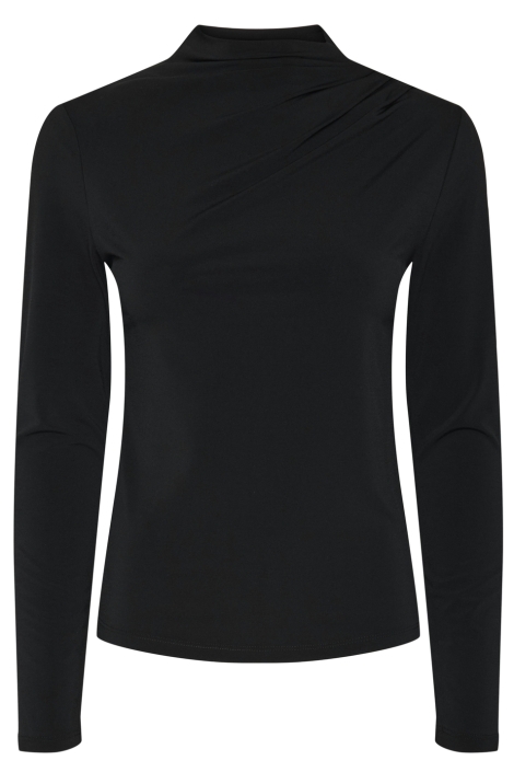 Pieces zwarte dames t-shirt | Achteraanzicht