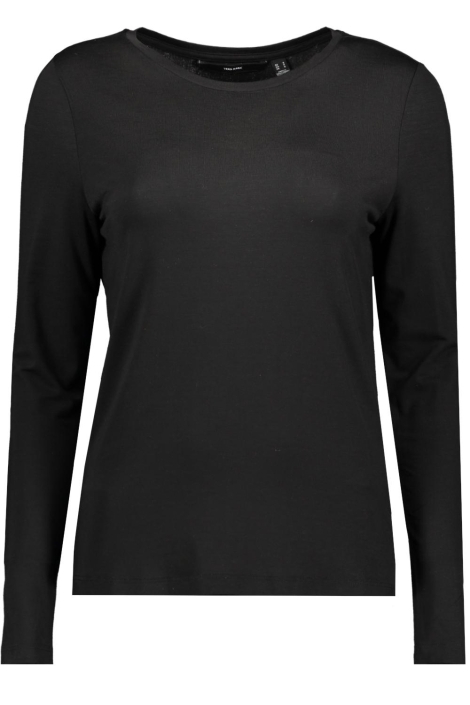 Vero Moda zwarte dames t-shirt | Vooraanzicht