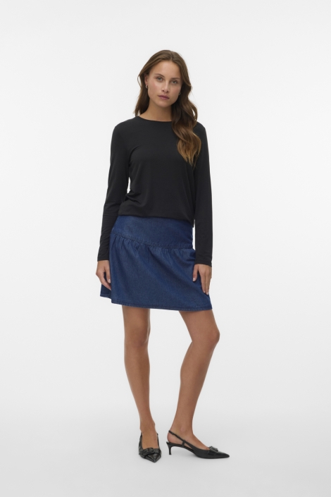 Vero Moda zwarte dames t-shirt | Model