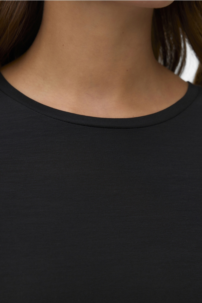 Vero Moda zwarte dames t-shirt | Close up