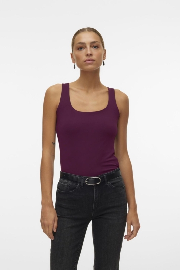 Vero Moda Top VMMILLION SL SQUARE TOP 2-WAY JRS N 10305800 WINETASTING