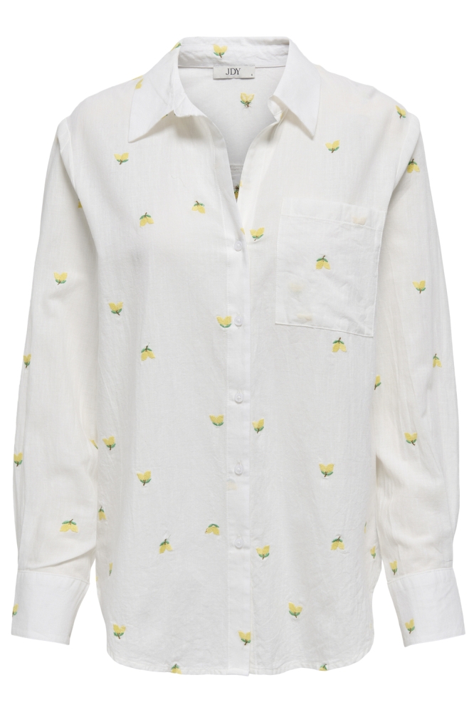 Jacqueline de Yong witte dames blouse | Vooraanzicht
