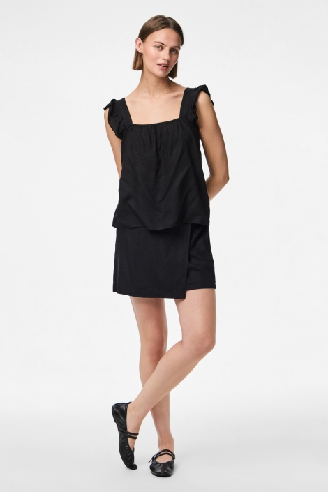 Pieces zwarte dames top | Model