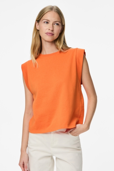 Pieces Top PCCHILLI SUMMER SL TOP NOOS BC 17158285 MANDARIN ORANGE