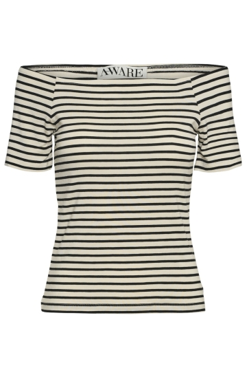 Vero Moda T-shirt VMFIONA SS OFF SHOULDER TOP VMA 10323420 BIRCH