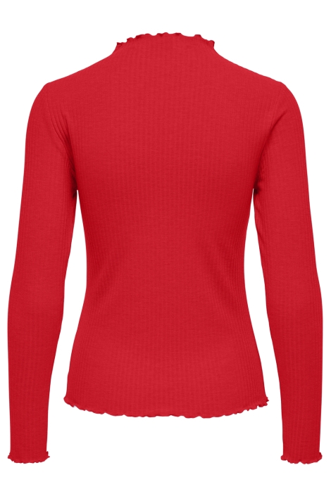 Only rode dames t-shirt | Achteraanzicht