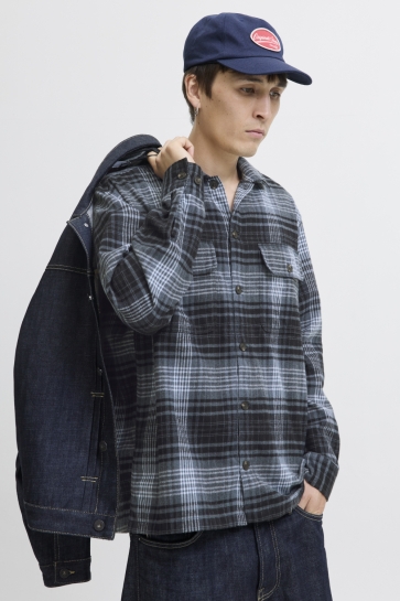Jack & Jones JJECHARGE OVERSHIRT LS NOOS 12278969 Stormy Weather