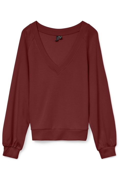 Vero Moda bordeaux dames sweater | Vooraanzicht