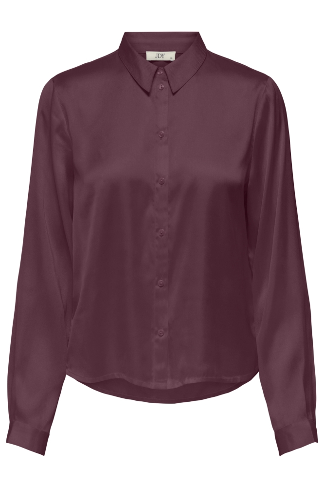 Jacqueline de Yong bordeaux dames blouse | Vooraanzicht