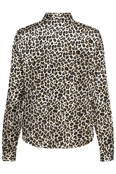 Jacqueline de Yong beige dames blouse | Achteraanzicht